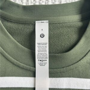 lululemon athletica Olive Crewneck Sweater